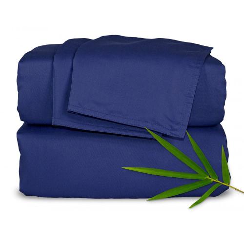 Sheet & Pillowcase Sets Luxury 4Pcs Bamboo Fitted Bed Sheet Pillowcase Set Manufactory