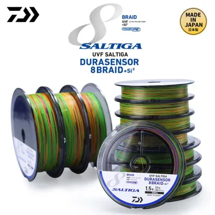 DAIWA UVF SALTIGA DURASENSOR 8 PE Fishing Line - Super Soft and Wear-Resistant for Sea Fishing