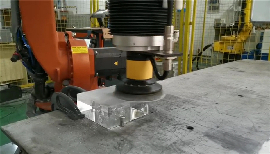 Custom industrial robotic constant force control Polisher