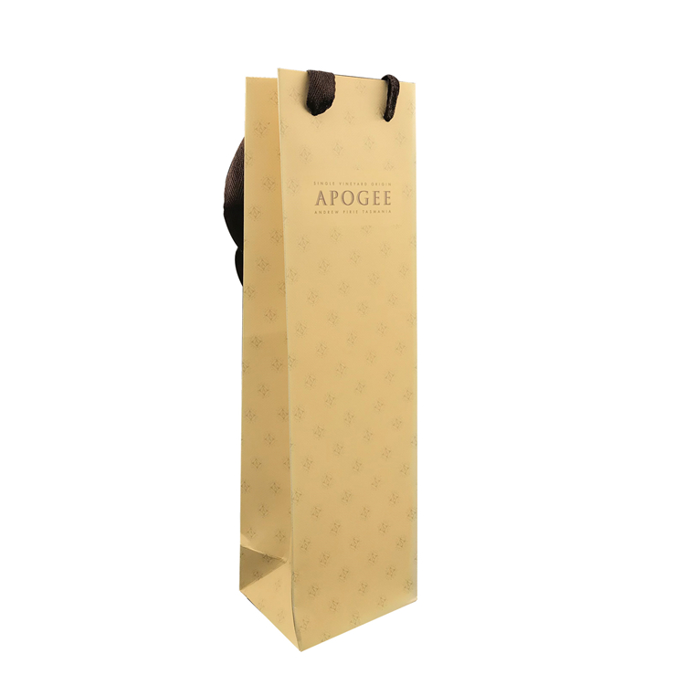 Brown Wine Bottle Paper Bag Gift Packing