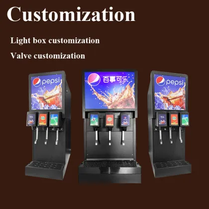 Commercial Pepsi Cola Dispenser Machine: Mini Type Vending Machine for 3 Flavors of Cold Drinks