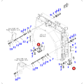 Bracket569-03-81770/5690381770 is applicable to models such as self-unloading trucks HD465-7 HD405-7 and HD325-7