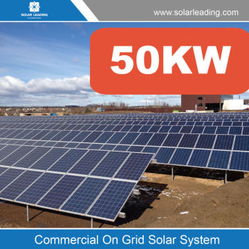 One stop solution 50kw electrical energy projects include pv panels for Mexico market