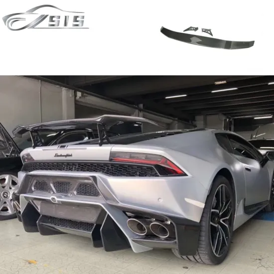 LP610 Rear Spoiler - DRY Carbon Fiber Wing Fit for Lambo Huracan LP610