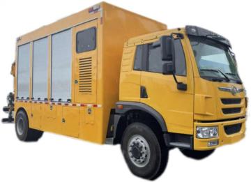 FAW 4X2 Maintenance Lorry Mobile Workshop Service Truck with 5tons Crane