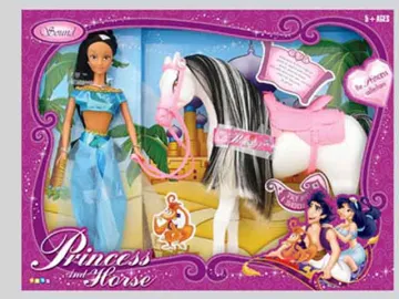 LATIN PRINCESS+HORSE