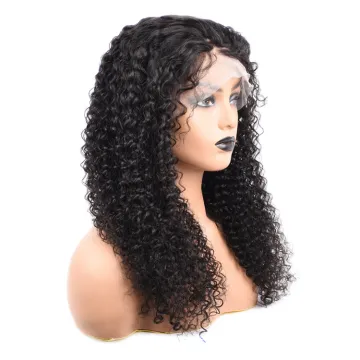 HD Lace Front Wigs, Short Curly Wig Kinky Curly Lace Front Wig for Black Women, Human Hair Wig Black Woman
