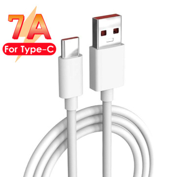 Super Fast 7A 100W Type C USB Charging Cable for Android Devices