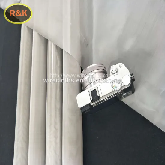 100 mesh SUS 304 plain weave stainless steel wire mesh for filter