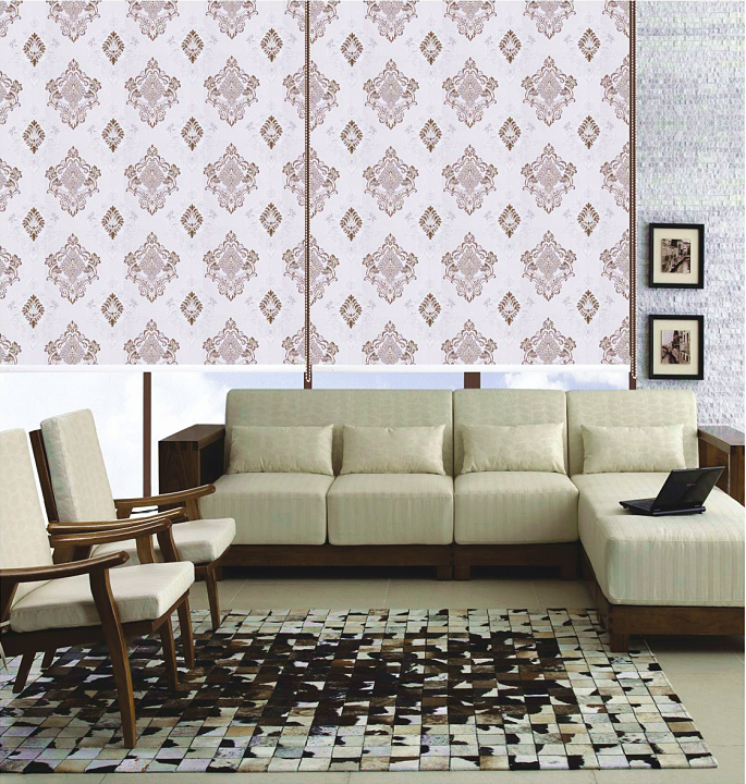 Roller Jacquard Blackout Curtain Blinds