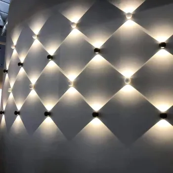 6W Black Up Down LED Art Wall Light for Modern Bedroom and Hotel Designs