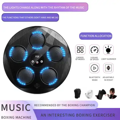 Wall Mounted Leather Music Boxing Machine