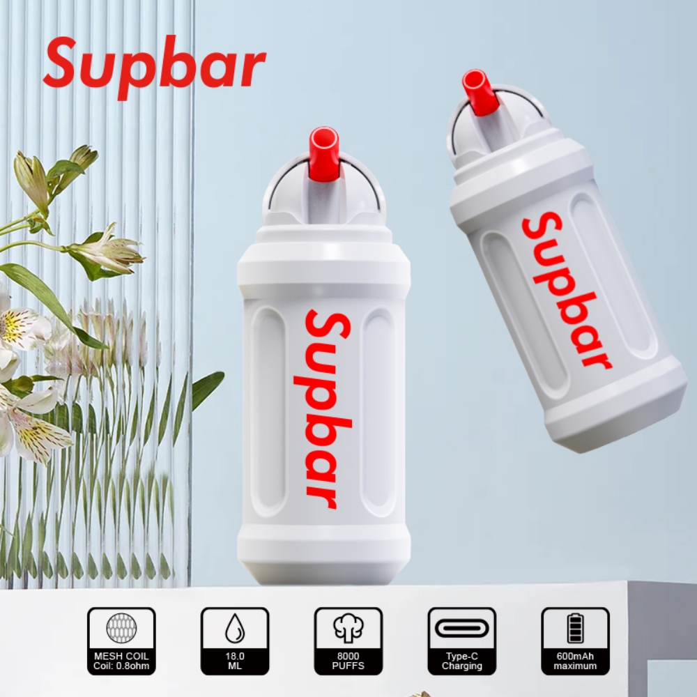 Supbar mini dùng một lần 8000 puffs có thể sạc lại vape