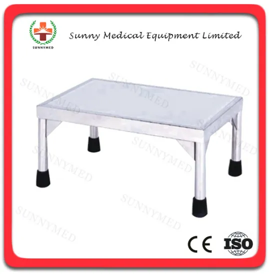 SY-R126 Hospital Medical Stainless steel patient Footstool for sale