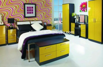 2014-2015 Chinese supplier last free design good quality project jordans furniture bedroom sets