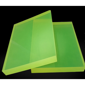 Plastic Polyurethane Plate Transparent Clear Yellow PU Sheet For Cutting