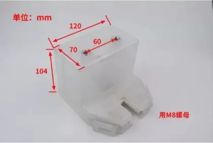 Elevator spare parts quadrate oli car cup