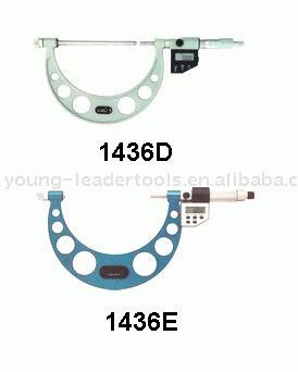 electronic micrometers with interchangeable anvils