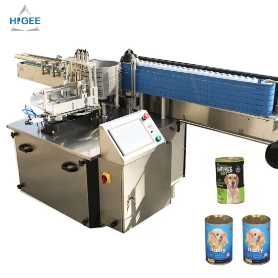 Automatic Canned Dog Food Labeling Machine for Tins and Jars