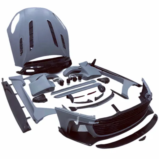 Aston DB11 M Carbon Fiber Body Kit: Front Bumper, Rear Bumper, Side Skirts, Hood, Mirror Housing