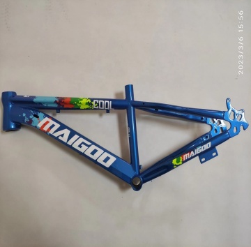 Anpassbarer 20 -Zoll -Stahl -Mountainbike -Rahmen mit Aufklebern und Lackoptionen