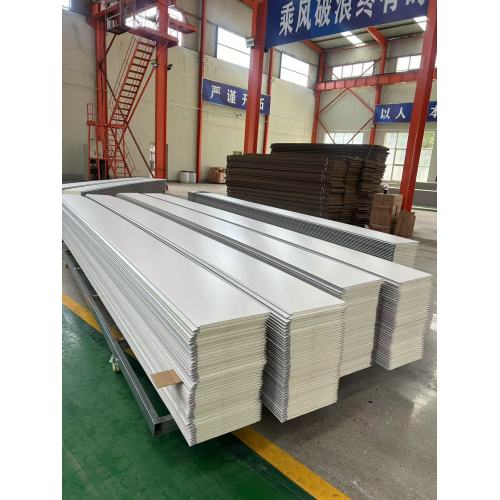 Pure White Smooth Flat Metal Carved Board Exterior Wall Insulation Board