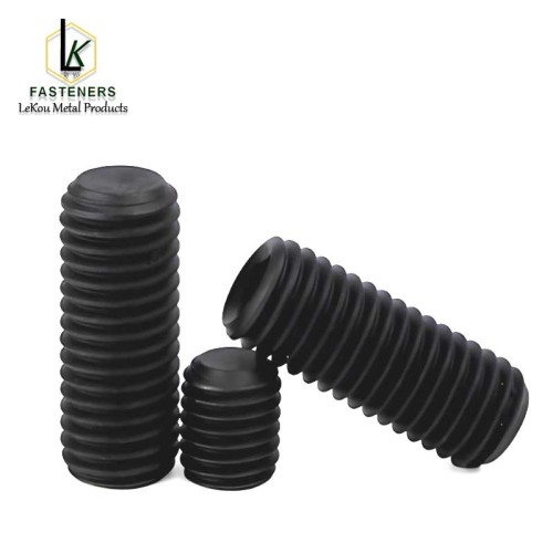 Установачныя шрубы з плоскім наканечнікам і шасціграннікам