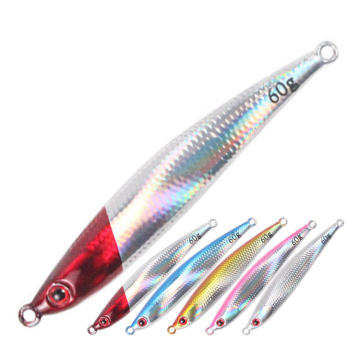 Jiggingspoons Jigs Logam untuk Tuna, Mackerel, Trevally, Kingfish - 60g, 80g, 100g Jig Casting Air Saltu