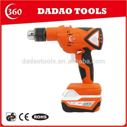 No. 8302 18/20V cordless impact hammer drill / 2.0-4.0Ah / Dadao tools 2016 new arrival