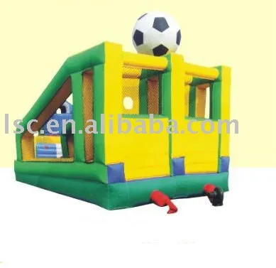 kid's football field linflatable sports equipment