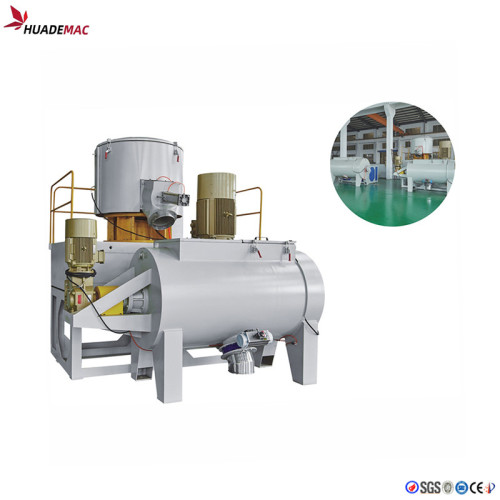 Horizontal type PVC high speed mixer