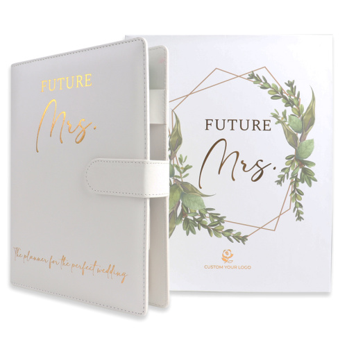 Wedding Guest Planner Loose Leaf White Leather Wedding Planner Book Manufactory