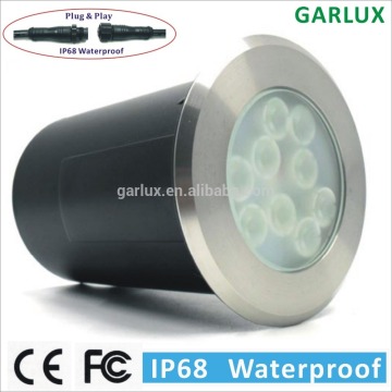 12v 18w led light inground light ip68 waterproof recessed up light