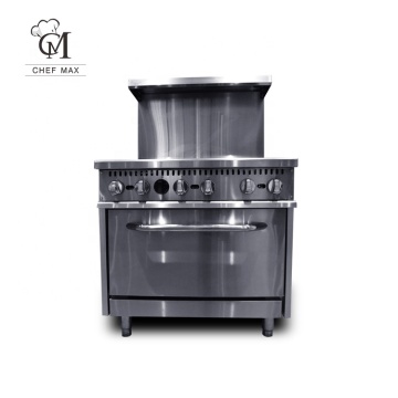 Chefmax Vertical Multi Burner Stainless Steel ETL Gas Range