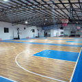 Rollos de piso de la cancha de vinilo de enlace para canchas de baloncesto