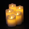 Candela elettrica senza fiamma con LED Wick in movimento