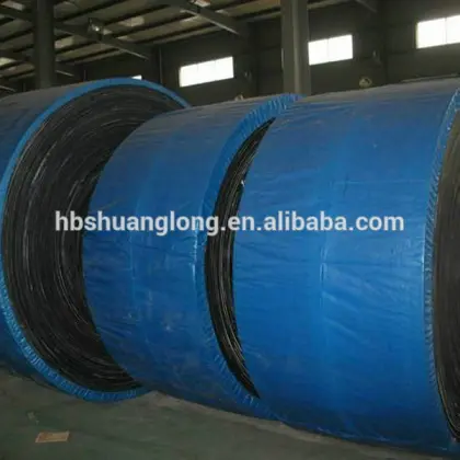 Chemical resistant rubber conveyor belt