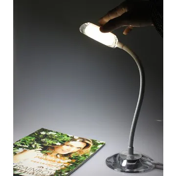 goose neck desk sensor lights with touch switch-acrylic table lamp