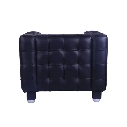 Josef Hoffmann Kubus Leather Single Sofa Replica