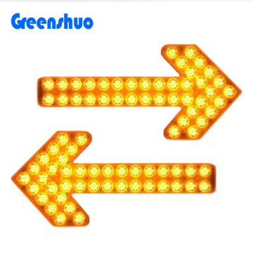 Greenshuo LED Road Safety Arrow Warning Light for Construction and Garbage Trucks