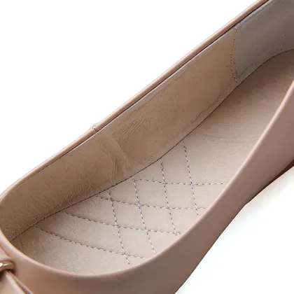 black flat women simple shoes stylish 2008