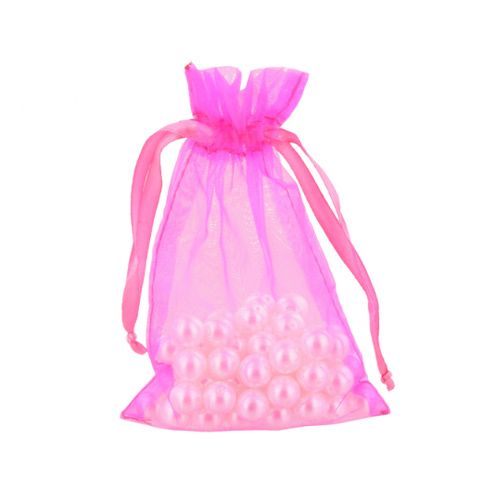 solid color organza pouch