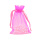 solid color hot seal beautiful organza pouch