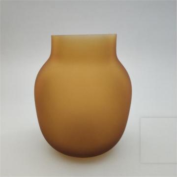 frosted black glass flower vase wholesale