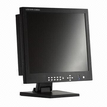 17-inch LCD/DVR Combo Monitor with Full Screen Mode or Quad Mode Video Display