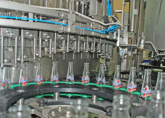 36000bph Fanta Sprite Beverage Filling Machine, Glass Bottle Filling Line By Plc Control