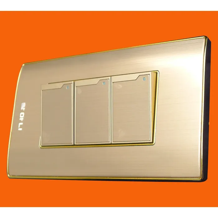 Sakelar Dinding 2 Gang Gaya Amerika Baru AL2002F