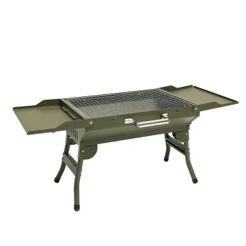 Charcoal grill Portable charcoal cooking stove folding stainless steel camping barbecue outdoor BBQ Charcoal Stove