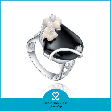 Wholesale elegant silver ring for ladies