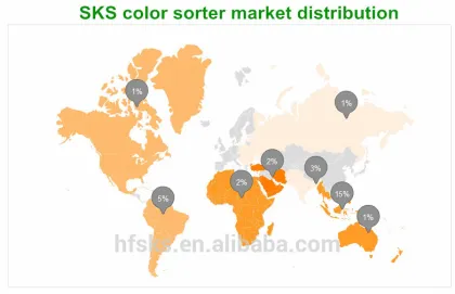 Fragrant rice ccd optical system color separator/jasmine rice color selector